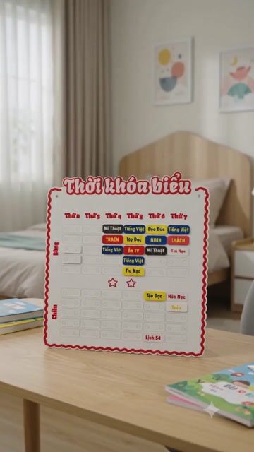 Thời khóa biểu Nhựa in 3D Lắp ráp Đa màu. Mua bán Đồ dùng văn phòng tại Huyện Vĩnh Thuận Kiên Giang được đăng bởi Đoanschool hình 1