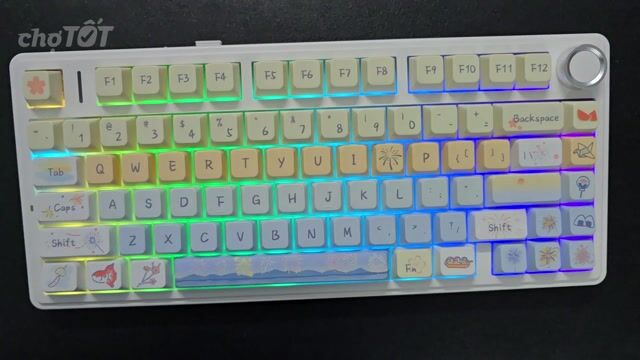 Bàn phím cơ AULA F75 3 chế độ  Mới 100%. Mua bán Phụ kiện (Màn hình, Chuột...) tại Quận Hoàng Mai Hà Nội được đăng bởi Hoang N hình 1