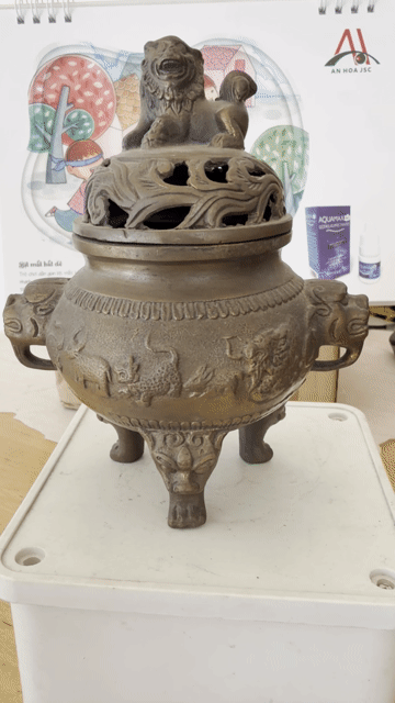 Lư hương Đồng Đồng cổ 13.5 x 14.5 cm. Mua bán Đồ sưu tầm, đồ cổ tại Thành phố Thủ Đức Tp Hồ Chí Minh được đăng bởi Ilavan hình 1