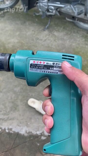 Máy khoan pin Makita 6040D Xanh ngọc. Mua bán Nội thất, đồ gia dụng khác tại Huyện Bến Lức Long An được đăng bởi Long Bãi Nhật Pin hình 1