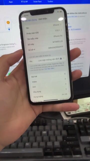 iPhone Xs 64GB Đen Quốc tế Màu Đen. Mua bán Điện thoại tại Thành phố Long Xuyên An Giang được đăng bởi NND hình 1