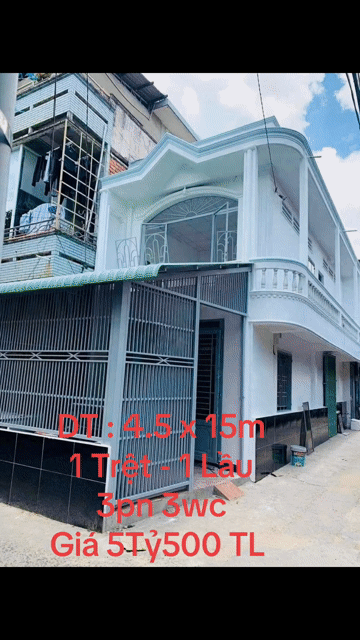 Mua bán Nhà ở Quận 6 Tp Hồ Chí Minh diện tích 67.5 m² giá 5,5 tỷ