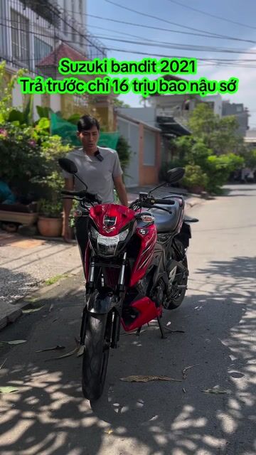 Suzuki Bandit 2021 Đỏ đen. Mua bán Xe máy tại Quận 7 Tp Hồ Chí Minh được đăng bởi Cửa hàng xe máy trả góp Q7 hình 1