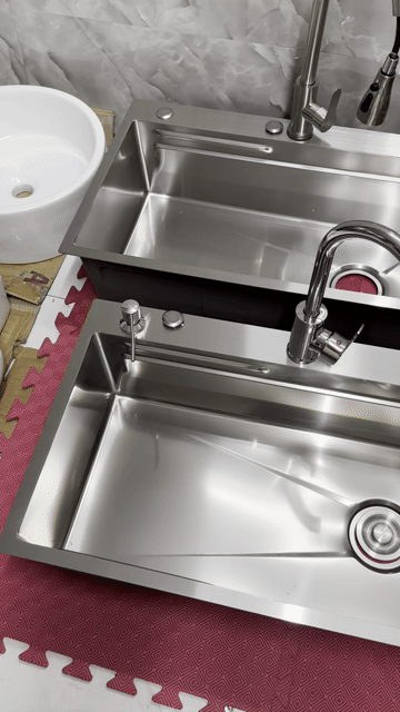 Chậu rửa bát Inox 75x45cm. Mua bán Thiết bị vệ sinh, nhà tắm tại Quận 1 Tp Hồ Chí Minh được đăng bởi Thiết Bị Vệ Sinh Nhà Bếp Kim Cương hình 1
