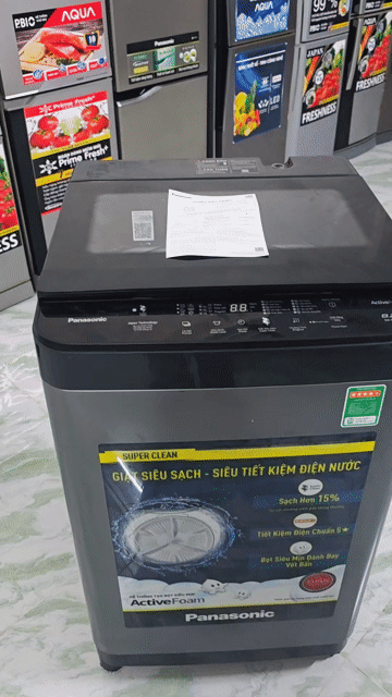 Máy giặt Panasonic 8.2kg Xám Mới 100%. Mua bán Máy giặt tại Thành phố Mỹ Tho Tiền Giang được đăng bởi HÀNG QUA SỬ DỤNG hình 1