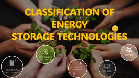 Classification of Energy Storage Technologies