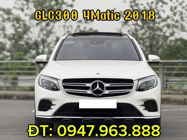 Mercedes GLC300 4Matic sx 2018 trắng kem siêu đẹp