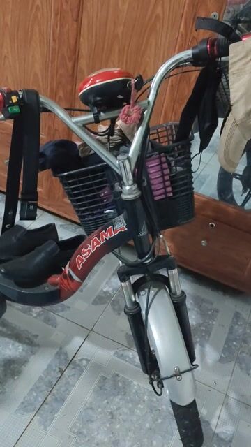 Xe đạp điện Asama Đỏ đen. Mua bán Xe điện tại Huyện Trảng Bom Đồng Nai được đăng bởi Hiếu hình 1
