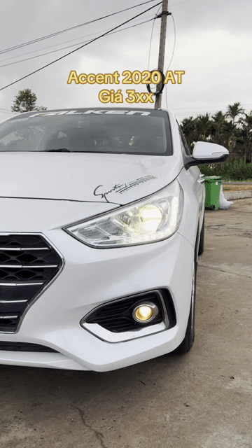 Hyundai Accent 2020 Tự động 83.000 km Trắng. Mua bán Ô tô tại Thị Xã Buôn Hồ Đắk Lắk được đăng bởi Anh hoàng hình 1