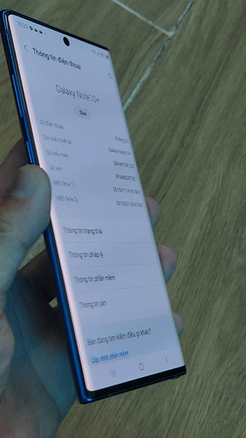 Samsung Galaxy Note 10+ Xanh. Mua bán Điện thoại tại Huyện Bình Chánh Tp Hồ Chí Minh được đăng bởi Thảo Samsung hình 1