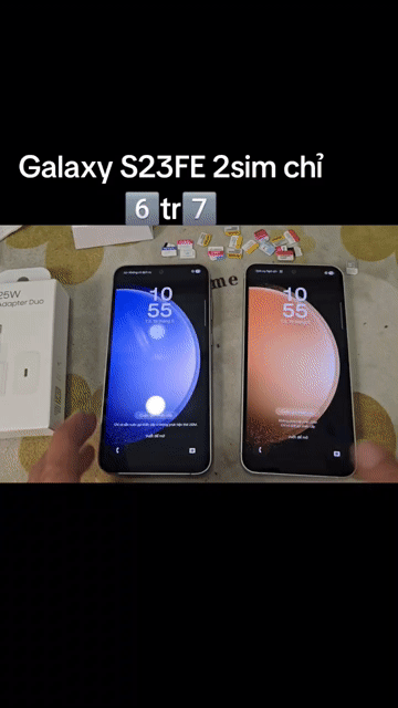 Samsung Galaxy S23 FE 256GB trắng. Mua bán Điện thoại tại Quận Gò Vấp Tp Hồ Chí Minh được đăng bởi ThiênMinhMobile hình 1