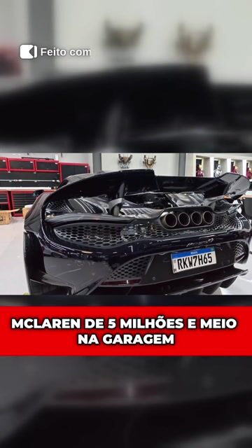 MCLAREN DE 5 MILHÕES E MEIO NA GARAGEM