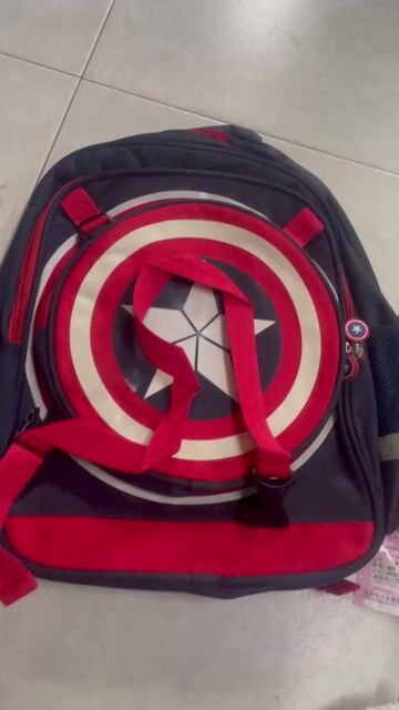 Balo học sinh Nam Captain America. Mua bán Túi xách tại Quận 8 Tp Hồ Chí Minh được đăng bởi Linh Quách hình 1