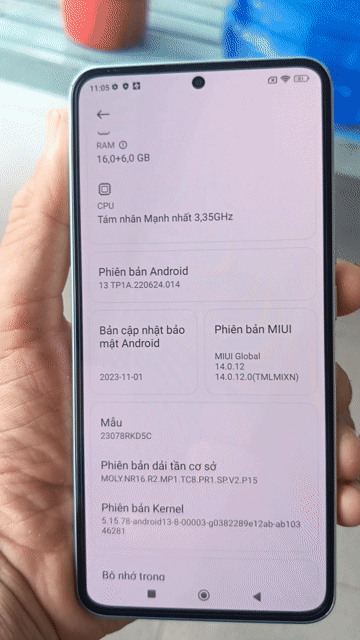 Xiaomi Redmi K60 Ultra 16GB/512GB Xanh ngọc. Mua bán Điện thoại tại Huyện Cẩm Mỹ Đồng Nai được đăng bởi Ngọc Sơn hình 1