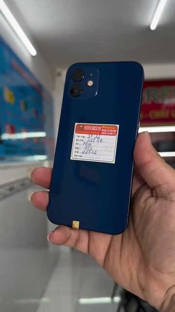 IPhone 12 128GB Xanh Dương Zin 99% Pin 100% TA/A. Mua bán Điện thoại tại Quận Ninh Kiều Cần Thơ được đăng bởi Greenskytech hình 1