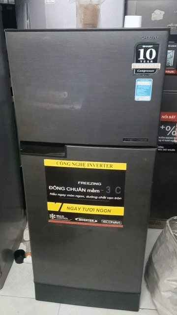 Tủ lạnh Sharp Inverter Xám. Mua bán Tủ lạnh tại Quận 7 Tp Hồ Chí Minh được đăng bởi Điện lạnh giá tốt HL hình 1