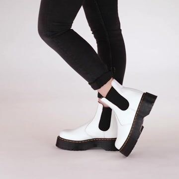 doc martens white chelsea