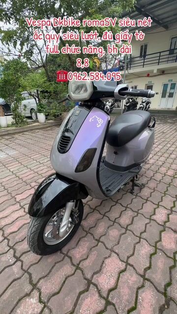 Xe máy điện Dkbike Vespa đèn vuông đủ giấy tờ. Mua bán Xe máy tại Quận Bắc Từ Liêm Hà Nội được đăng bởi Xe điện Bình Phương hình 1