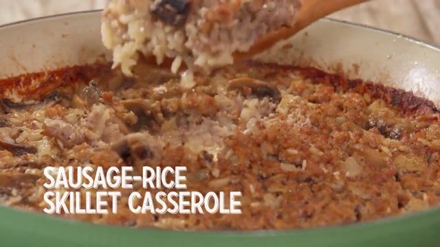 Sausage Rice Skillet Casserole thumbnail