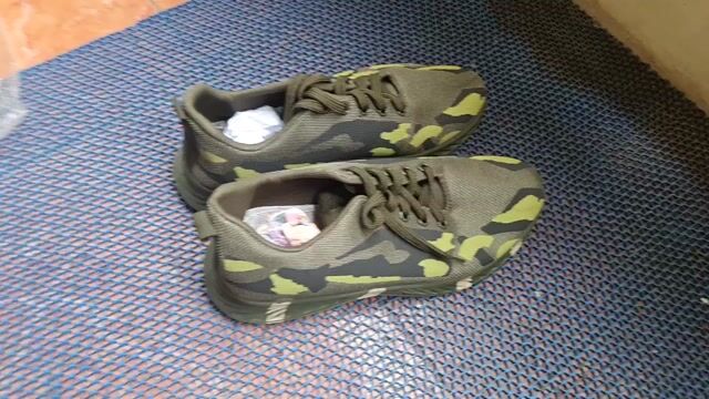 Giày sneaker nam vải lưới màu rằn ri size 43. Mua bán Giày dép tại Quận Hoàng Mai Hà Nội được đăng bởi Minh hình 1