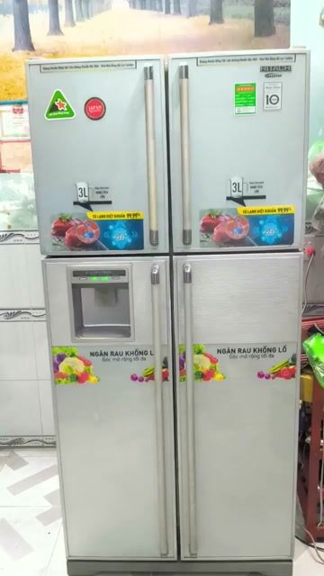 tủ lạnh 4 cánh, side by side hitachi lấy nước ngoà. Mua bán Tủ lạnh tại Quận 12 Tp Hồ Chí Minh được đăng bởi Hà Trung Hiếu   hình 1