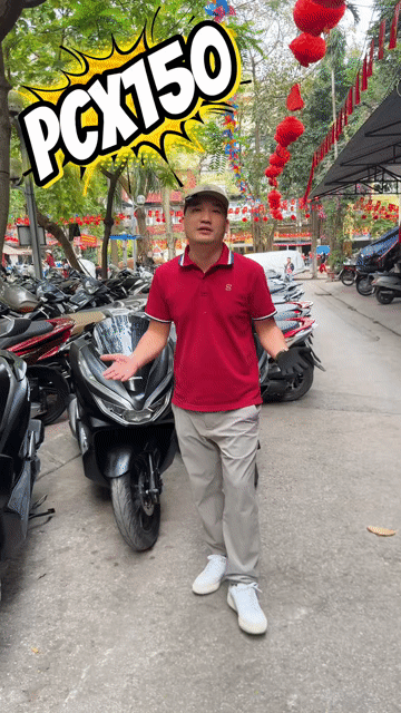 Honda PCX150 2019 Đen Nhám Nguyên Bản 29D2. Mua bán Xe máy tại Quận Ba Đình Hà Nội được đăng bởi Xe Máy Nam Thi hình 1