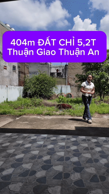 Mua bán Đất Thành phố Thuận An Bình Dương diện tích 404 m² giá 5,2 tỷ