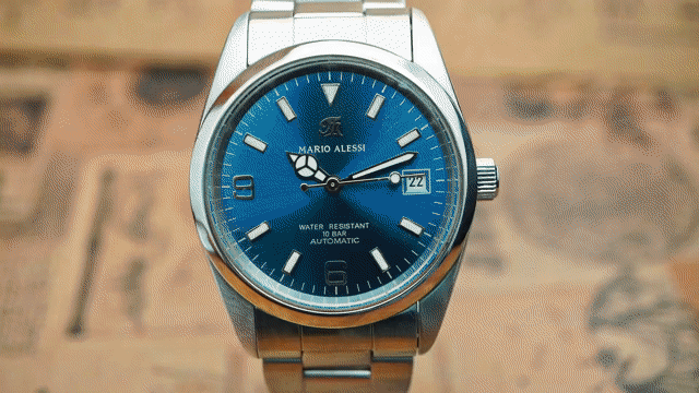Đồng Hồ Mario Alessi Nam Xanh Sunburst Automatic. Mua bán Đồng hồ tại Quận 3 Tp Hồ Chí Minh được đăng bởi Đồng Hồ Nội Địa Nhật hình 1