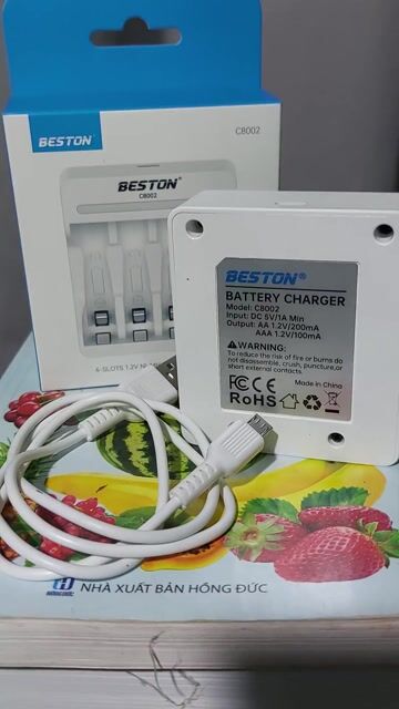 Bộ sạc pin BESTON C8002 Ni-MH AA/AAA Mới 100%. Mua bán Phụ kiện (Màn hình, Chuột...) tại Huyện Châu Thành Sóc Trăng được đăng bởi AI CẦN THÌ ALO hình 1