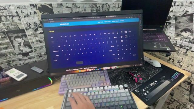 Bàn phím cơ Attack Shark X85 Xám. Mua bán Phụ kiện (Màn hình, Chuột...) tại Thành phố Bắc Ninh Bắc Ninh được đăng bởi Hán Diêm Công hình 1