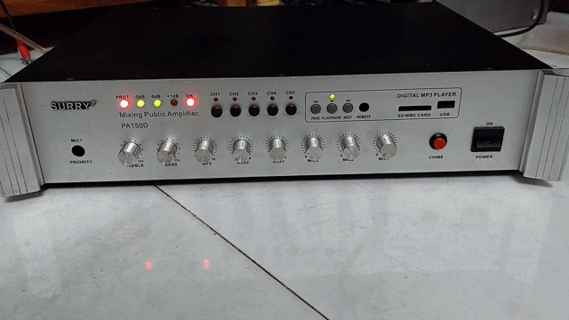 Amply Mixing SURRY PA150D 500W Trung Quốc. Mua bán Tivi, Âm thanh tại Huyện Bình Chánh Tp Hồ Chí Minh được đăng bởi Le va loa amply bãi hình 1