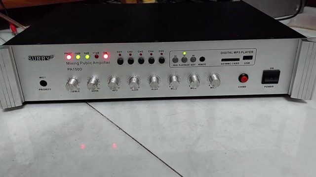 Amply Mixing SURRY PA150D 500W Trung Quốc. Mua bán Tivi, Âm thanh tại Huyện Bình Chánh Tp Hồ Chí Minh được đăng bởi Le va loa amply bãi hình 1