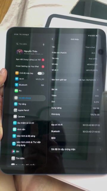 Apple iPad (Gen 11) A16 128GB Xanh. Mua bán Máy tính bảng tại Quận Phú Nhuận Tp Hồ Chí Minh được đăng bởi locloc hình 1