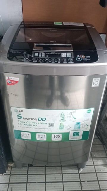 Máy giặt LG 12kg Inverter Xám giặt vắt êm . Mua bán Máy giặt tại Quận 7 Tp Hồ Chí Minh được đăng bởi điện lạnh quận 7 hình 1