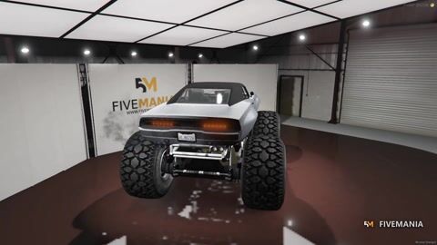 FIVEM Duk2 | Monster Truck Add-On | Custom Suspension | Massive Wheels | Working Lights | Add-On | Optimized | Fivem Ready | High Quality, video preview