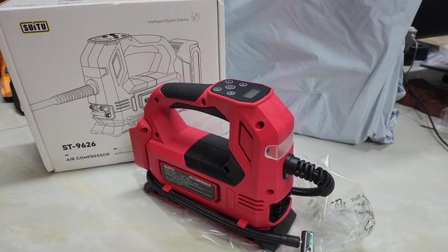Máy bơm hơi xe máy ôtô SUITU dùng pin,điện 12V.Mới. Mua bán Đồ chuyên dụng, Giống nuôi trồng tại Thành phố Thủ Đức Tp Hồ Chí Minh được đăng bởi Ánh 93 hình 1