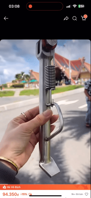 combo chân chống inox 304 kèm ốc lò xo. Mua bán Phụ tùng xe tại Quận Bình Tân Tp Hồ Chí Minh được đăng bởi VUA inox 304 hình 1