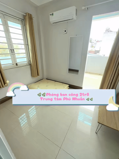 Cho thuê Phòng trọ Quận Phú Nhuận Tp Hồ Chí Minh diện tích 12 m² giá 2,8 triệu/tháng