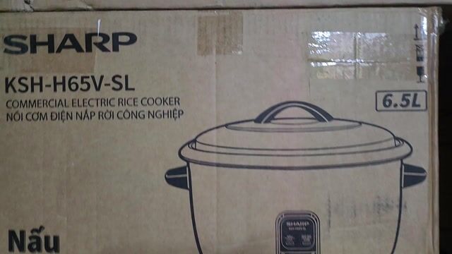 Nồi cơm điện 6,5L Sharp KSHH65VSL MỚI NGUYÊN THÙNG. Mua bán Bếp, lò, đồ điện nhà bếp tại Quận Bình Thạnh Tp Hồ Chí Minh được đăng bởi MỸ PHƯỢNG  hình 1