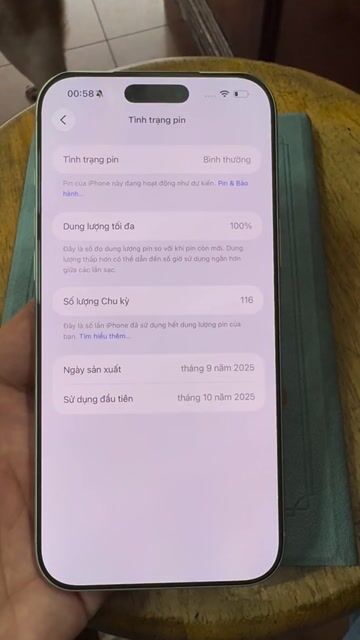 Apple iPhone 17 Pro Max 512GB Bạc đã sử dụng tgdd🚐. Mua bán Điện thoại tại Quận 3 Tp Hồ Chí Minh được đăng bởi Vũ Rạch Bùng Binh  hình 1