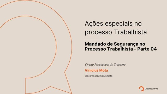 Direito Processual do Trabalho