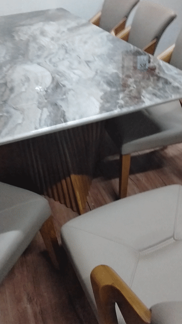 Bộ bàn ăn Đá Gỗ 8 ghế. Mua bán Bàn ghế tại Thành phố Biên Hòa Đồng Nai được đăng bởi HOTEL LOAN ÐÀI hình 1