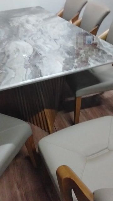 Bộ bàn ăn Đá Gỗ 8 ghế. Mua bán Bàn ghế tại Thành phố Biên Hòa Đồng Nai được đăng bởi HOTEL LOAN ÐÀI hình 1