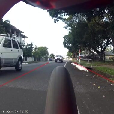 Another close call by a ute driver… Shared on UpRide: Abused for being in the primary position