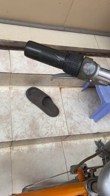 Xe đạp điện Sanyo màu Cam. Mua bán Xe đạp tại Quận Tân Phú Tp Hồ Chí Minh được đăng bởi Nhân  hình 1