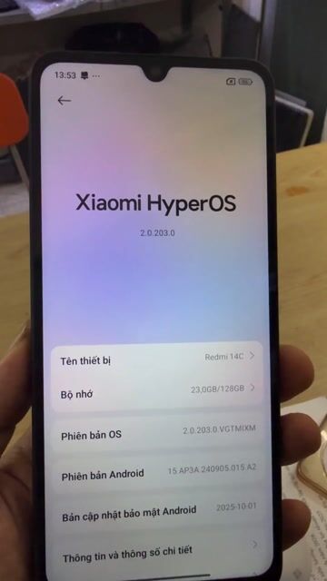 Xiaomi Redmi 14C 128GB Đen. Mua bán Điện thoại tại Quận Đống Đa Hà Nội được đăng bởi CỬA HÀNG T STORE ĐIỆN THOẠI LAPTOP HÀ NỘI hình 1