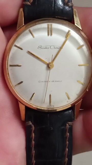 Đồng hồ Seiko Crown 19 Jewels (19 chân kính). Mua bán Đồng hồ tại Quận 3 Tp Hồ Chí Minh được đăng bởi SHOP ÁO THUN NAM hình 1