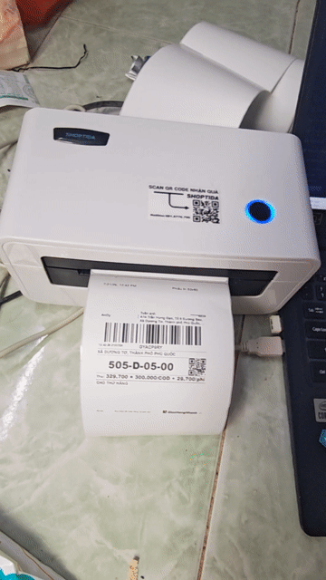 Máy in nhiệt SHOPTIDA SP46 Trắng Nguyên zin. Mua bán Đồ dùng văn phòng tại Quận Tân Bình Tp Hồ Chí Minh được đăng bởi AnDy hình 1
