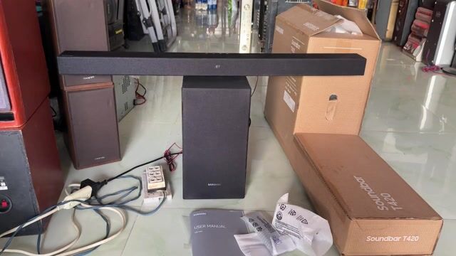 LOA SOUNDBAR SAMSUNG T420 FUN THÙNG  VÀ PHỤ KIỆN. Mua bán Tivi, Âm thanh tại Thành phố Thủ Đức Tp Hồ Chí Minh được đăng bởi THÀNH TRUNG hình 1
