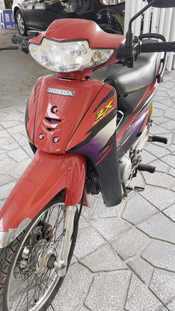 Honda Wave zx màu Đỏ. Mua bán Xe máy tại Thị xã Bình Minh Vĩnh Long được đăng bởi HPT hình 1